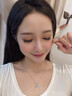 ALLOVE純銀項鏈女士2025新款跳動(dòng)的心吊墜七夕情人節禮物送女友老婆生日 曬單實(shí)拍圖