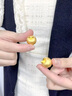 老鳳祥足金黃金蘋(píng)果擺件投資金純金金條收藏圣誕情人節(jié)禮物送女友老婆 足金蘋(píng)果擺件約2g+品牌禮盒 曬單實(shí)拍圖