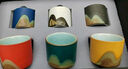 蘇氏陶瓷（SUSHI CERAMICS）手繪釉畫(huà)彩茶杯千里江山六色功夫茶杯節(jié)日伴手禮茶具教師節(jié)禮物 曬單實(shí)拍圖
