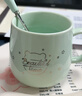 小熊（Bear）加熱杯墊陶瓷杯套裝恒溫電熱杯墊辦公室家用熱牛奶神器55度養生保溫杯暖奶熱奶器暖暖杯教師節禮物 DRBD-C16J5加熱杯墊+陶瓷杯套裝 0.3L 曬單實(shí)拍圖
