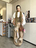 鹿珊伍仿珍珠項鏈女雙層疊戴串珠星星項鏈小眾復(fù)古長款鎖骨鏈毛衣鏈配飾 雙層仿灰珍珠星星疊戴項鏈 【懸浮盒裝】 曬單實拍圖