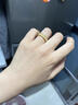 自由說(shuō)金鑲玉運戒指女士招財轉運輕奢黃金色戒指仿沙金久不掉色金色戒指 默認發(fā)7號，其他尺寸備注 曬單實(shí)拍圖