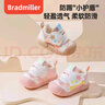 布拉米勒（BradMiller）春夏新款2025女寶寶學(xué)步鞋女?huà)胗變悍阑湍バ袑毦W(wǎng)鞋透氣寶寶鞋 k0301粉色 12.5 16碼內長(cháng)12.5cm適合腳長(cháng)12cm 曬單實(shí)拍圖
