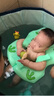 索迪嬰兒游泳圈腋下免充氣0-3-6個月歲頸脖圈寶寶新生兒童洗澡小月齡 曬單實拍圖