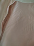 無印良品（MUJI）女式 水洗 平紋 立領(lǐng)長袖連衣裙女裝裙子25年春季連身裙 襯衫裙 淺粉紅色條紋 S （155/80A） 曬單實(shí)拍圖