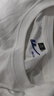 回力（Warrior）純棉t恤男夏季新款重磅運動上衣男士潮流短袖寬松體恤 白色 XL 曬單實拍圖