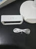 得力（deli）充電款電子智能鬧鐘背光大鬧鈴家用學(xué)生多功能溫濕度計大屏床頭鐘 開(kāi)學(xué)升學(xué)季必備 白 LE103A 曬單實(shí)拍圖