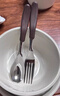 舍里仿木紋不銹鋼勺子牛排叉勺家用餐具兒童吃飯勺寶寶輔食勺小號(hào)叉子 成人勺子19CM 食品級(jí)材質(zhì)|光滑無(wú)毛刺 曬單實(shí)拍圖
