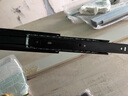 DTC東 泰抽屜軌道滑軌三節軌阻尼緩沖走珠導軌45mm 三節阻尼緩沖靜音軌道-電泳黑鋼 16寸-400mm（一副2條裝） 曬單實(shí)拍圖