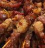 珍百年牛肉串羊肉串組合1000g50串中秋燒烤半成品食材套餐烤肉烤串夜宵 曬單實(shí)拍圖