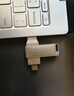聯(lián)想（lenovo） u盤雙接口type-c  移動(dòng)U盤電腦手機(jī)兩用優(yōu)盤大容量 辦公蘋果電腦u盤優(yōu)盤存儲(chǔ)擴(kuò)容 適用小新拯救者 銀色高速雙接口U盤【贈(zèng)掛鏈/皮套】 128GB 曬單實(shí)拍圖