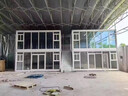 營地之家集裝箱移動房簡易住人辦公工地定制彩鋼集成可拆卸組裝活動板房 白色玻璃幕墻款 3000x6000x2800mm 曬單實拍圖