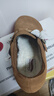 斯凱奇（Skechers）單鞋勃肯鞋女士2025新款秋季牛皮一腳蹬休閑鞋厚底豆豆鞋159018 曬單實拍圖