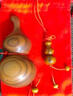 鳳盟 桃木葫蘆掛件 門(mén)對門(mén)葫蘆掛件 桃木葫蘆喬遷搬家家居桃木裝飾品 富貴平安胖葫蘆（9厘米） 曬單實(shí)拍圖