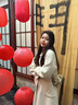 酷奇袋鼠（KUQIDAISHU）包包女款2025年圓筒包軟面手提包斜挎包女通勤小眾高級感枕頭包 米白色 包包+斜跨肩帶 曬單實(shí)拍圖