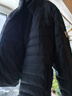 雅鹿輕薄羽絨服男士秋冬季立領(lǐng)白鴨絨外套男休閑純色上衣 黑色 3XL 曬單實(shí)拍圖