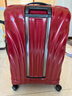 新秀麗（Samsonite）經(jīng)典貝殼拉桿箱男女超輕盈旅行行李箱升級版 紅色 CS2 28英寸 曬單實(shí)拍圖