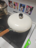 Dondoks德國有鈦無涂層不粘鍋炒鍋琺瑯鍋家用炒菜鍋電磁爐燃?xì)庠顚Ｓ?32cm鈦琺瑯炒鍋 32cm 曬單實(shí)拍圖
