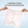 貓人（MiiOW）安全褲女士?jī)?nèi)褲女打底褲夏季無(wú)痕防走光內(nèi)褲蜜桃臀防夾襠 1條裝 曬單實(shí)拍圖