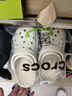 CROCS卡駱馳貝雅卡駱班洞洞鞋|205089 冬日白/彩色-1LI 37/38(230mm) 曬單實拍圖