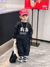 G.DUCKKIDS小黃鴨寶寶棉褲男女童冬裝兒童夾棉三層加厚保暖褲子嬰兒幼童長褲 藏青色 100 尺碼2~3歲【 90-100cm】 曬單實拍圖