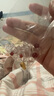 中國黃金（CHINA GOLD）黃財神鴻運招財時(shí)尚手鏈女白水晶足金手串紀念日生日禮物送女朋友 三通葫蘆白水晶手串 曬單實(shí)拍圖