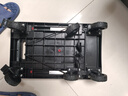 有速（YOUSU） 手拉車?yán)瓧U車快遞小拉車折疊便攜拉貨手推車貨搬運(yùn)車家用行李車 黑色中號(hào)3英寸剎車 曬單實(shí)拍圖