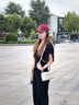 CinvaiKrose【葉一茜同款】凱莉包包女款2025年手提女包斜挎包教師節禮物生日 奶油白【送女友老婆女生禮物走心】 曬單實(shí)拍圖