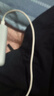 華為原裝6A數據線(xiàn) USB Type-A轉USB Type-C/1m線(xiàn)長(cháng)/支持66W（11V6A）充電 白色CC790 曬單實(shí)拍圖