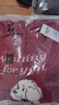 香影卡通小狗毛衣女套頭2024秋冬季新款慵懶風(fēng)亮片圓領(lǐng)針織衫上衣 紅色 S 曬單實(shí)拍圖
