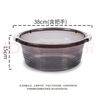 茶花塑料盆 L號洗臉盆抗菌嬰兒寶寶兒童洗屁屁洗衣服 方盆 曬單實(shí)拍圖