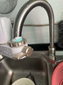 美的（Midea）凈水器水龍頭過(guò)濾器家用自來(lái)水過(guò)濾器凈水器直飲廚房衛生間通用除余氯除水垢雙出水可清洗濾芯 微氣泡一機4芯【12級去除農殘】 曬單實(shí)拍圖