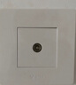 公牛開(kāi)關(guān)插座面板一分二電視插座86型墻壁墻面多孔多功能多用G07T103C 曬單實(shí)拍圖