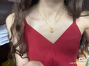 周生生黃金吊墜 玫瑰花 足金掛墜女 不含項鏈78715P計價(jià)3.25克 曬單實(shí)拍圖