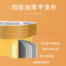 唐宗筷 一次性鋁箔打包盒930ml*10個 加配蓋飯盒 方形加厚 外賣餐盒露營 曬單實拍圖