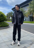 波司登（BOSIDENG）25新款90鵝絨沖鋒衣羽絨服男女同款情侶三合一保暖外套B250331360 黑色/極地灰8056/827080ME M 165/88A 體重約110-120斤 曬單實(shí)拍圖
