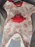 巴拉巴拉嬰兒連體衣新生兒哈衣爬服寶寶衣服2025新年季拜年服209125120203 曬單實拍圖