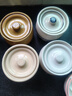 雙槍陶瓷燉盅瓦罐湯隔水燉家用烤梨盅燕窩專(zhuān)用瓦罐燉罐蛋羹煨湯湯盅 熱銷(xiāo)款【四件套】青花+白+棕+粉 410ml 曬單實(shí)拍圖