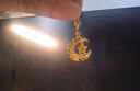 周大福星星攬?jiān)伦憬瘘S金星月織夢吊墜不含鏈女(工費(fèi)360)約2.5g EOF1634 曬單實(shí)拍圖