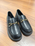 公牛世家厚底JK樂(lè )福鞋春夏新款時(shí)尚休閑單鞋女士英倫風(fēng)軟底小皮鞋 曬單實(shí)拍圖