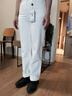 PRICH時(shí)尚復古水洗直筒牛仔褲冬季新款顯高顯瘦寬松長(cháng)褲女 10白色 S 155 曬單實(shí)拍圖