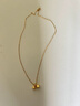 金至尊（3DG Jewellery）長(cháng)十字鏈足金999項鏈素鏈金鏈子頸鏈黃金項鏈生日禮物計價(jià) 金重2.66克多退少補（配珠寶禮盒） 曬單實(shí)拍圖