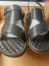 星頭啄木鳥(niǎo)【100%牛皮牛筋底】2025新款涼鞋男真皮男士防滑涼拖兩用沙灘鞋男 星頭啄木鳥(niǎo)5807新款黑色/N 43 曬單實(shí)拍圖