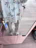 婧麒月子服純棉產(chǎn)后十月份春秋季孕婦睡衣哺乳喂奶懷孕期家居服女 【四季180g】莓莓鴨游·純凈天山棉·柔滑舒爽 XL 曬單實拍圖