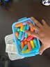 百變磁力棒幼兒益智拼裝磁鐵積木男孩女孩早教玩具C 加厚升級【66件套】送收納盒 曬單實(shí)拍圖
