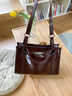 千百度（C.BANNER）牛皮包包女包大容量托特大包單肩腋下包生日禮物高級感送女友老婆 曬單實(shí)拍圖