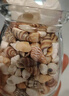 天然海螺貝殼  精選浮翠流砂貝寶螺手工diy材料魚(yú)缸底砂造景裝飾 美人魚(yú)許愿瓶裝約400顆 A款 曬單實(shí)拍圖