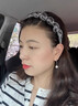 兩世歡高顱頂發(fā)箍女2026新款發(fā)帶高級感洋氣時(shí)尚壓發(fā)卡洗臉專(zhuān)用頭箍頭飾 銀灰色 曬單實(shí)拍圖