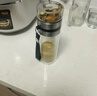 天喜（TIANXI）茶杯茶水分離杯雙層玻璃杯便攜泡茶杯男女車(chē)載商務(wù)辦公水杯 尊貴黑500ML 曬單實(shí)拍圖