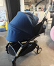 Stokke【楊祐寧同款】YOYO3 0+6+全能型推車(chē)折疊遛娃輕便嬰兒車(chē)可坐可躺 yoyo3 0+6+法航藍 黑色車(chē)架 曬單實(shí)拍圖